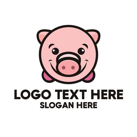 Pink Pig Logo Brandcrowd Logo Maker