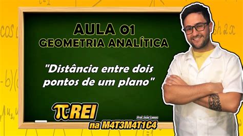 Geometria AnalÍtica Aula 01 Distância Entre Dois Pontos De Um Plano Youtube