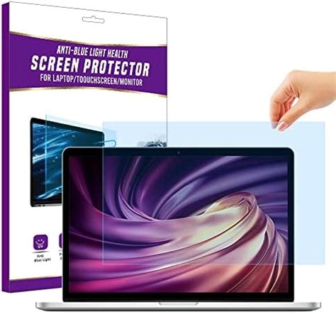 PYS 2 Pack Blue Light Screen Protector Laptop 15 6 Inch Blue Light