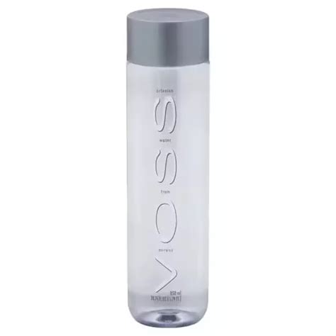 Pure White Voss Still Natural Spring Water Pack Case Of Bottled