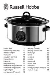 Russell Hobbs Slow Cooker 13792 Instruction Manual