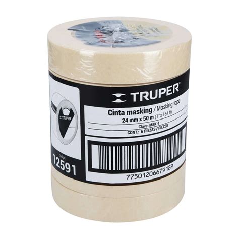 Cinta Masking Tape De 1 X 50 M Truper