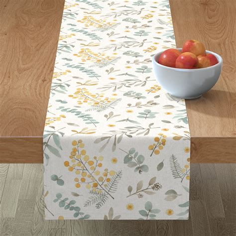 Watercolor Designed Table Runners Shutterfly