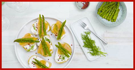 Rezept Crostini mit Ziegenfrischkäse Lachs Spargel Weinheimat Blog