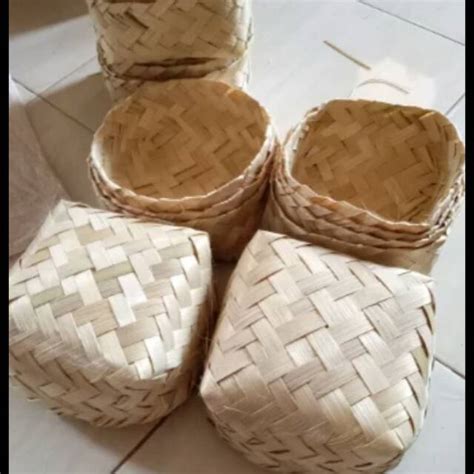 Jual Besek Bambu Sovenir Murah 15x15 Shopee Indonesia