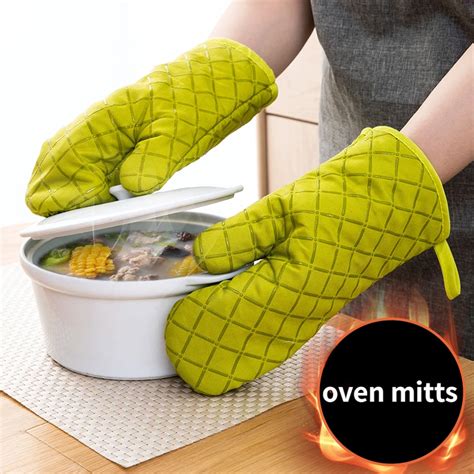 Guantes De Silicona Antideslizantes Para Horno De Cocina Manoplas De