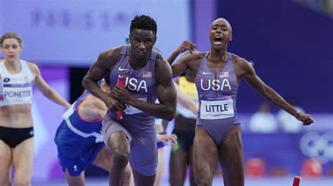 Usa 4x400m Mixed Relay Team Sets World Record On First Day Of Track And