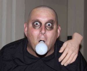 Addams Family Uncle Fester Halloween Makeup and Costume - Solution-Lens.com