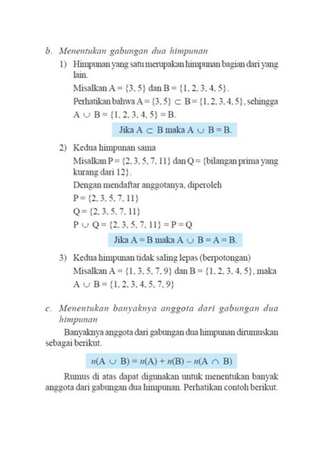 Contoh Soal Matematika Irisan Dan Gabungan | LEMBAR EDU