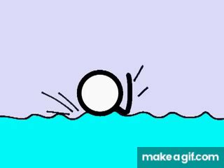 Swim sequence/animation of stickman Jack on Make a GIF