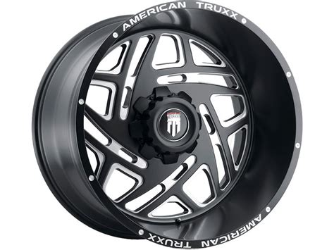 American Truxx Milled Matte Black AT 1904 Cosmos Wheel ATR AT1904 2270M