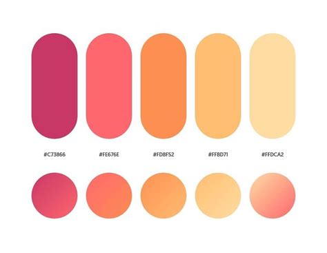 32 Beautiful Color Palettes With Their Corresponding Gradient Palettes Hex Color Palette