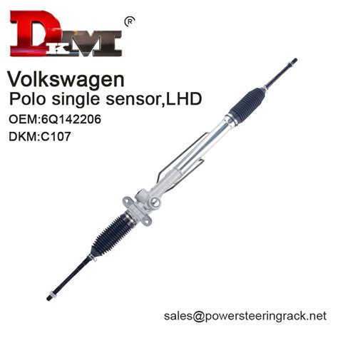 Supply Volkswagen POLO Single Sensor 6Q1422061 LHD Power Steering Rack