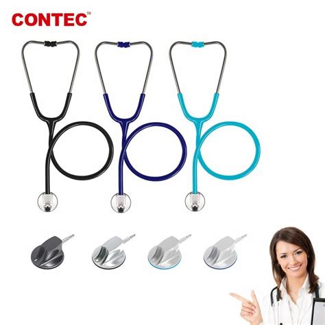 CONTEC SC12 Portable Single Head Stethoscope Professional Cardiology