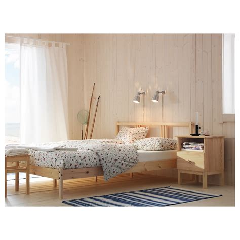 Tarva Bedside Table Pine 48x62 Cm Ikea