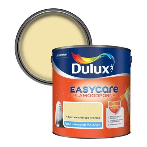 Farba Dulux EasyCare Najsmaczniejsza Wanilia 2 5 L Farby Kolorowe