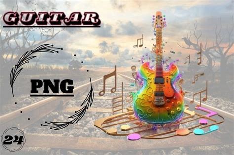 Guitar Graphic by ArtstudioXT · Creative Fabrica