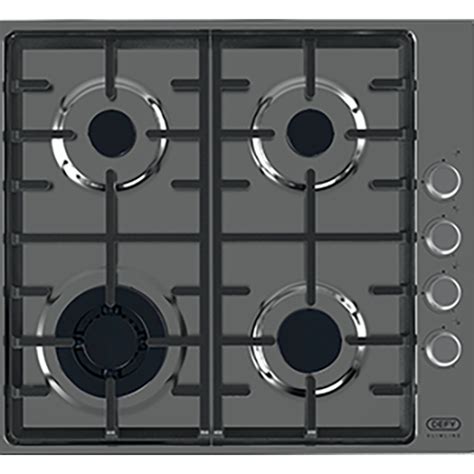 Defy DHG602 600mm Stainless Steel 4 Burner Gas Hob