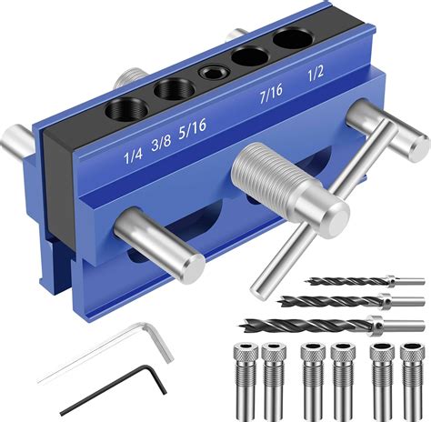 Self Center Dowel Jig Kit Self Centering Doweling Jig Kit Aluminum