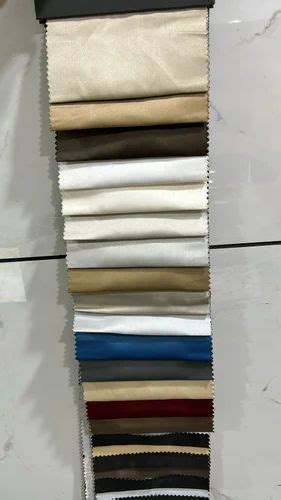 White Plain Polyester Blackout Curtain Fabric For Home Gsm At Rs