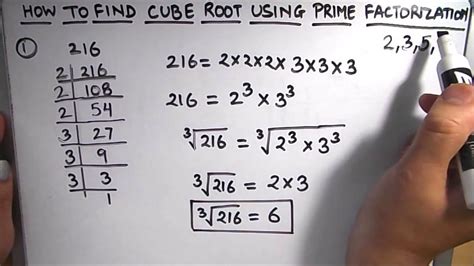 How To Find Cube Root Of A Number By Prime Factorization How To Find Cube Root Youtube