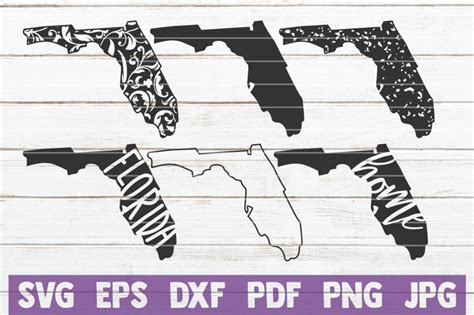 Florida State Svg Cut Files By Mintymarshmallows Thehungryjpeg