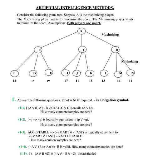 Solved Consider The Following Game Tree Suppose A Is The Chegg