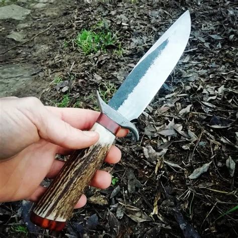 Custom Handmade 1095 Steel Bowie Hunting Knife United States Knife