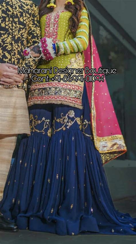 Buy Sharara Suit Online India Maharani Designer Boutique