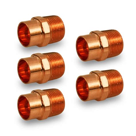 The Plumber S Choice In Copper Male Adapter Fitting With Sweat X