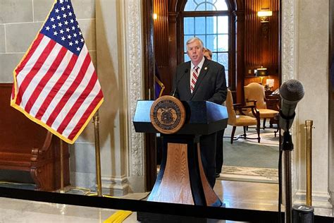 Governor Parson Discusses Missouri Joining 22 States In Suing Biden