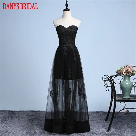 Sexy Black Long Lace Prom Dresses for Teens 8th Grade Prom Evening ...