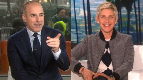 Ellen DeGeneres pranks Matt Lauer — again! It seems revenge is a dish ...