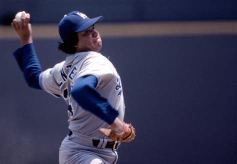 Fernando Valenzuela Former Dodgers Legendary Pitcher Behind