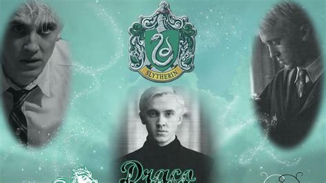 Draco Malfoy With Slytherin Logo HD Draco Malfoy Wallpapers | HD ...