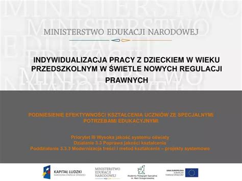 PPT PODNIESIENIE EFEKTYWNOŚCI KSZTAŁCENIA UCZNIÓW ZE SPECJALNYMI