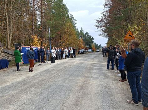 Gm Dobrzyniewo Du E Uroczyste Otwarcie Drogi Powiatowej Chrabo Y