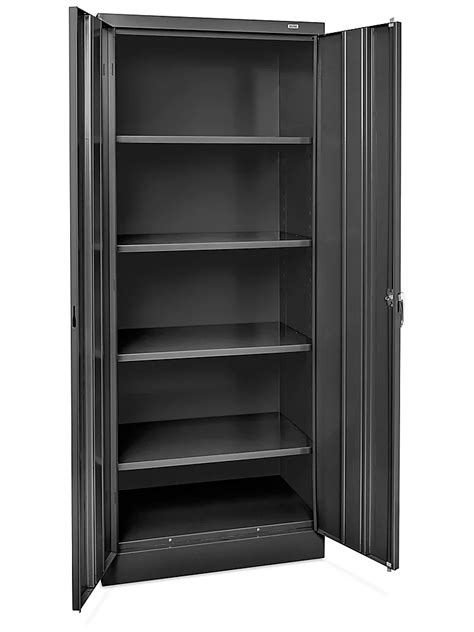 Industrial Storage Cabinet - 30 x 18 x 72", Assembled, Black H-8447ABL ...