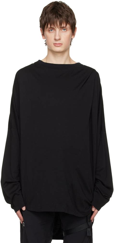 Julius SSENSE Exclusive Black Long Sleeve T Shirt Julius