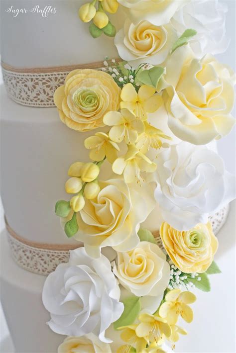 Wedding Cake Sugar Flower Decorations Best Flower Site