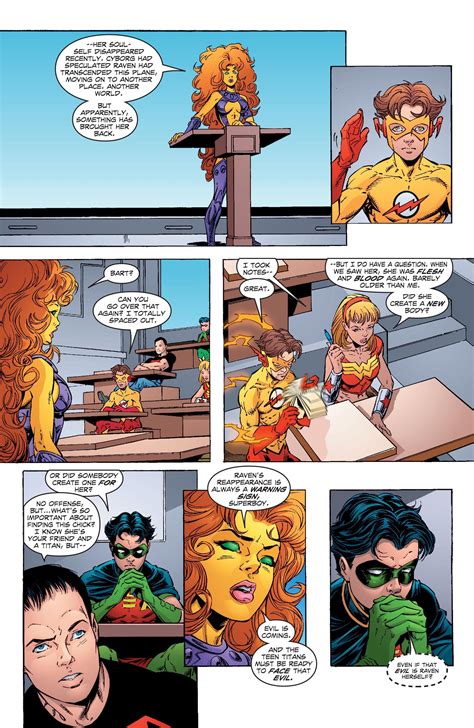 Comic Excerpt Teen Titans Academy Before Teen Titans Academy Teen Titans 8 Rdccomics