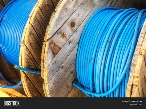 New Blue Power Cable Image & Photo (Free Trial) | Bigstock