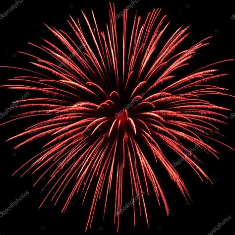 Red firework explosion — Stock Photo © arievdwolde #3690126