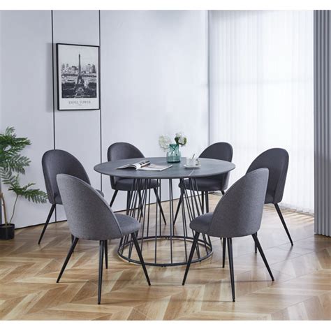 Hallowood Furniture Cullompton 6 Person Dining Set Wayfair Co Uk