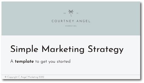 Marketing Strategy Template