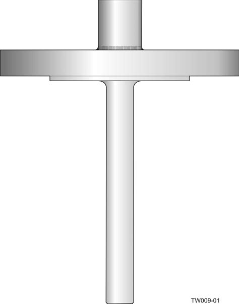 Flanged Barstock Thermowell Straight Form Thermibel