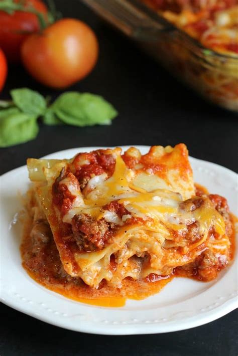 Classic Meat Sauce Lasagna | Garden in the Kitchen