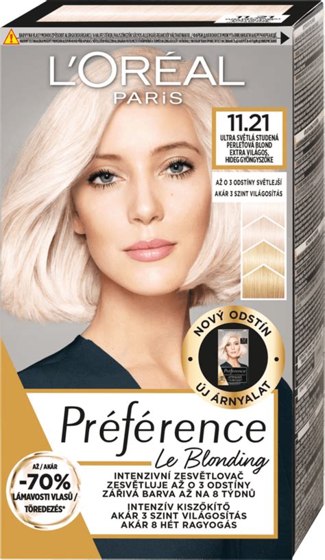 L ORÉAL PARiS Préférence barva na vlasy 11 21 Moscow 1 ks dm cz