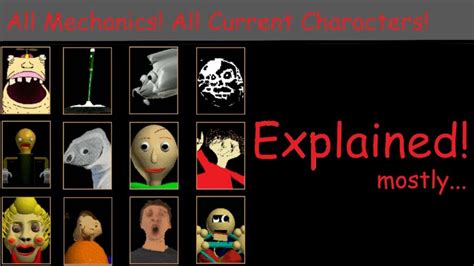 Baldi's Basics: All Characters Mechanics Explained | Remastered & Plus - playarithmatic.com