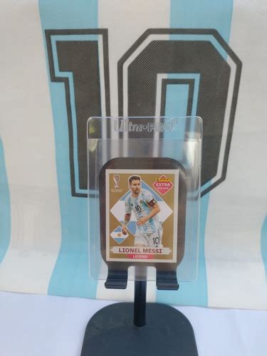 Figurita Qatar Lionel Messi Extra Sticker Legend Bronce En Bs As